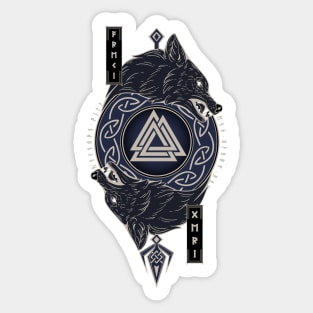 Odin's Wolves Sticker